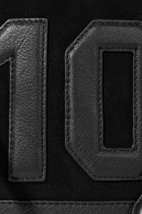 10Days Black leather phone bag