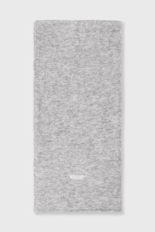 10Days Light Grey Melee soft hairy knit scarf