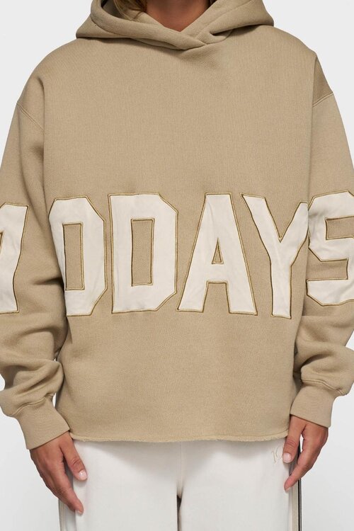 10Days light earth statement logo hoodie