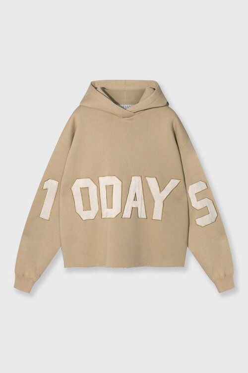 10Days light earth statement logo hoodie