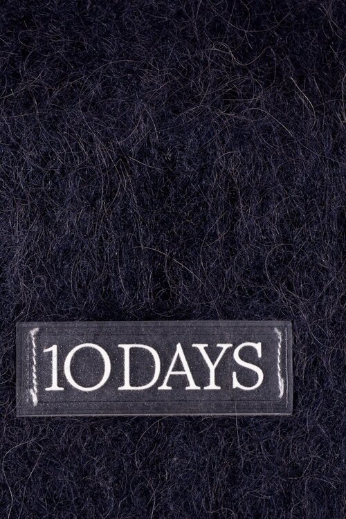 10Days Dark Navy soft hairy knit beanie