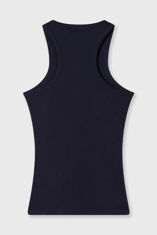 10Days Dark Navy tank top rib terry
