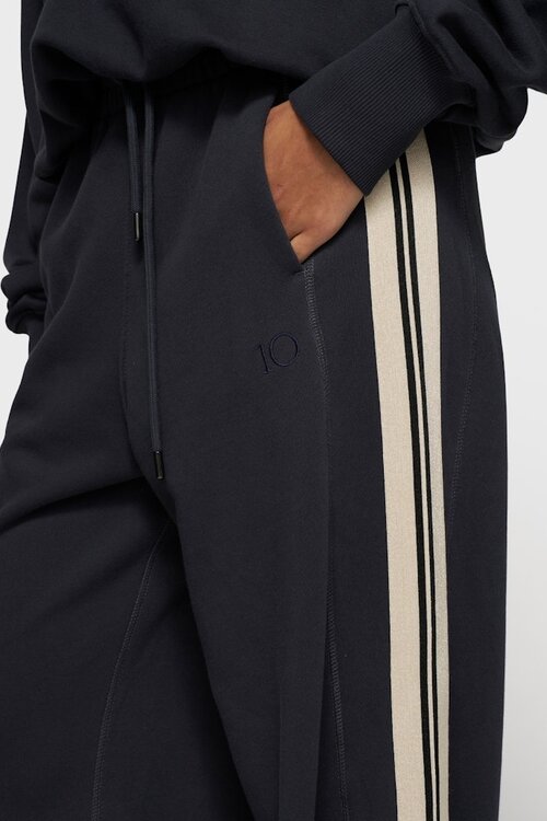 10Days Dark Navy western jogger tape