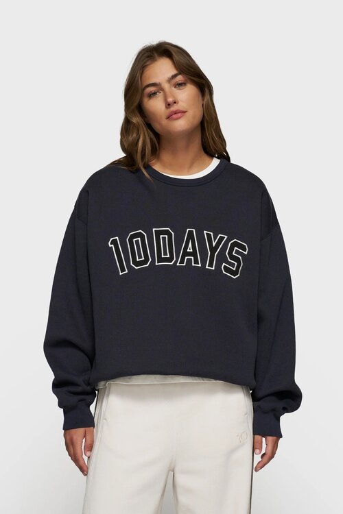 10Days Dark Navy statement sweater