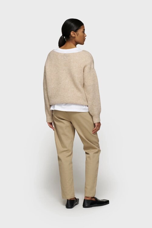 10Days light earth belted pants