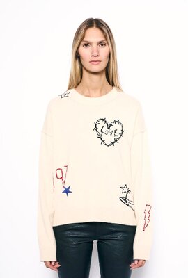 Zadig & Voltaire Ecru Trui Zadig & Voltaire Ecru Trui