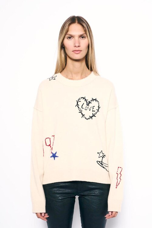 Zadig & Voltaire Ecru Trui