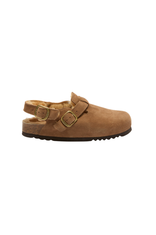 Scholl Taupe Fae BackStrap