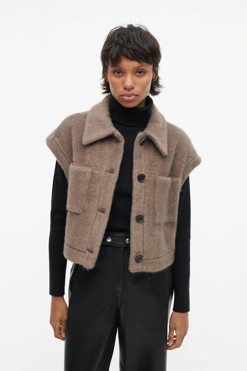 Studio AR by Arma Taupe Plume bodywarmer