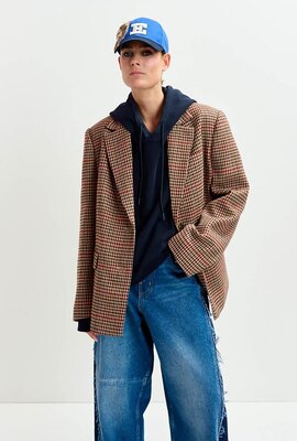 Essentiel Antwerp Camel Oversized Blazer