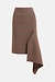 Essentiel Antwerp Camel Drape Detail Rok