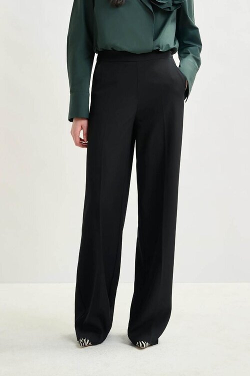 Essentiel Antwerp Black Elasticated Waist Pantalon