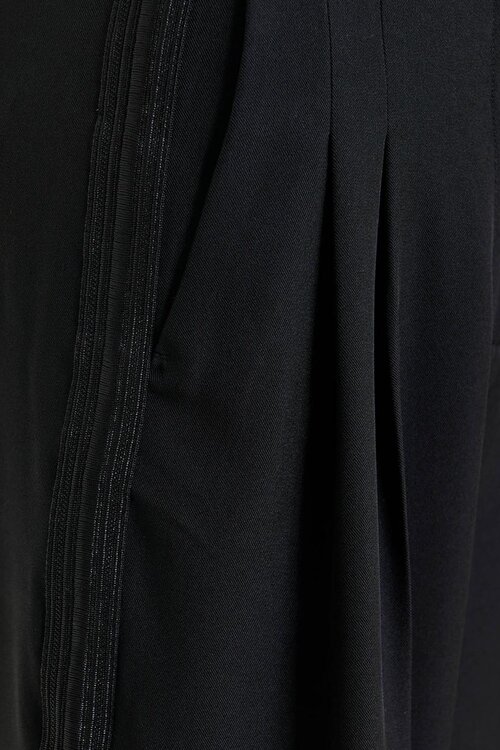 Essentiel Antwerp Black Lurexx Tape Pantalon