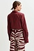 Essentiel Antwerp Bordeaux Blazer Body Blouse
