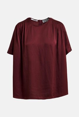 Essentiel Antwerp Bordeaux Voluminous Blouse