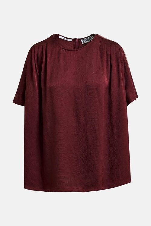 Essentiel Antwerp Bordeaux Voluminous Blouse