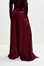 Essentiel Antwerp Bordeaux Wide Leg Pantalon
