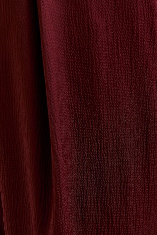 Essentiel Antwerp Bordeaux Wide Leg Pantalon