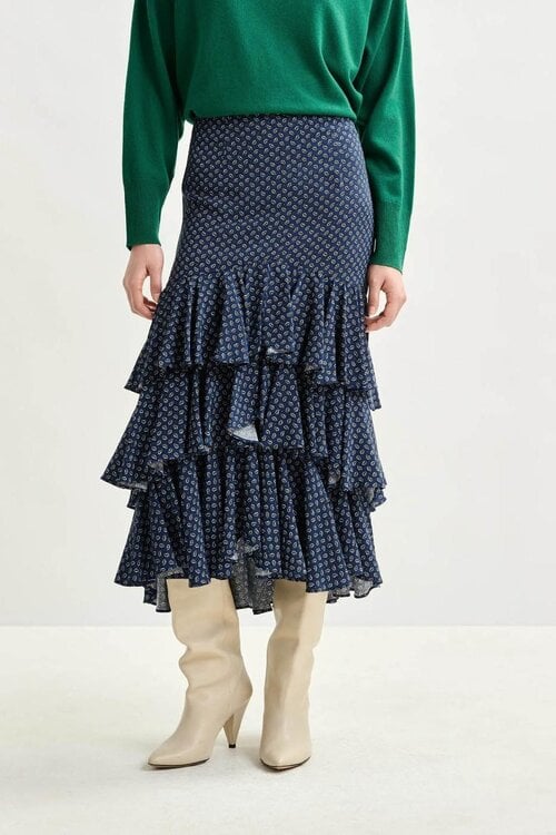 Essentiel Antwerp Div. Kleur Tiered Ruffle Rok