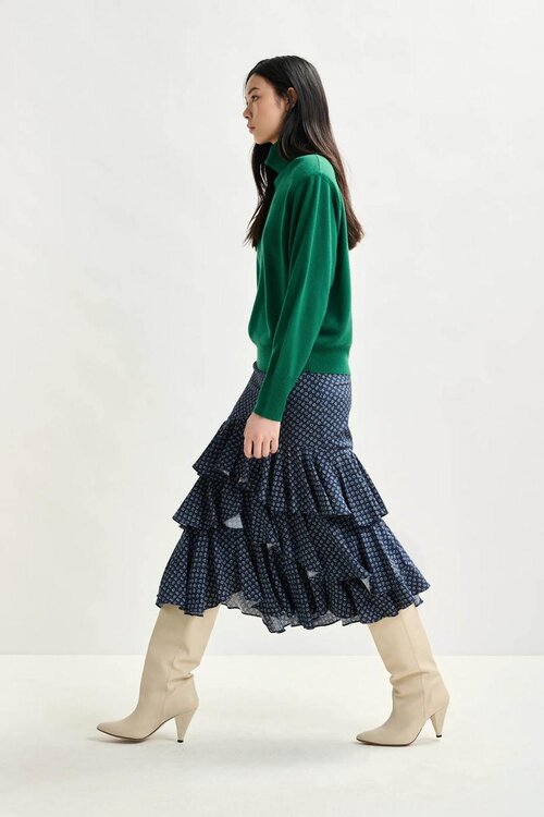 Essentiel Antwerp Diverse kleuren Tiered Ruffle Rok