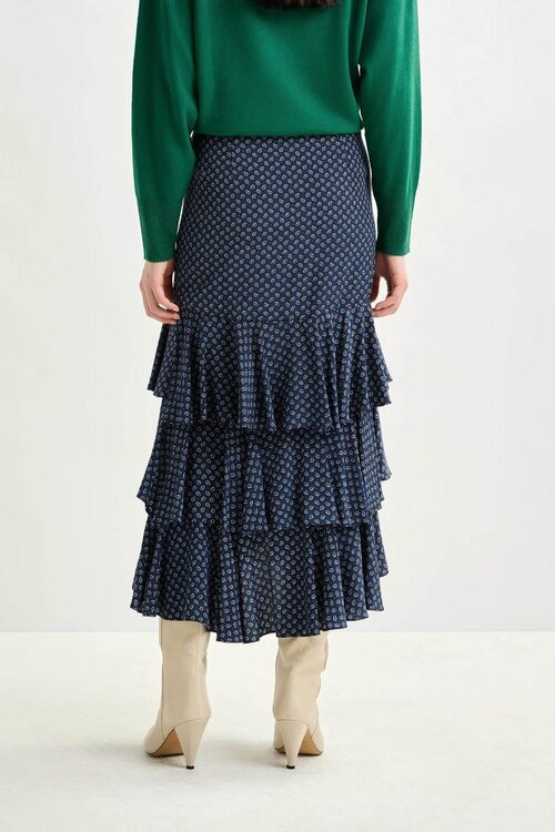 Essentiel Antwerp Diverse kleuren Tiered Ruffle Rok