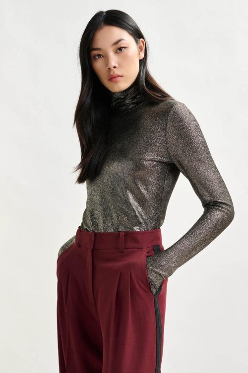 Essentiel Antwerp Zilver T-shirt Turleneck