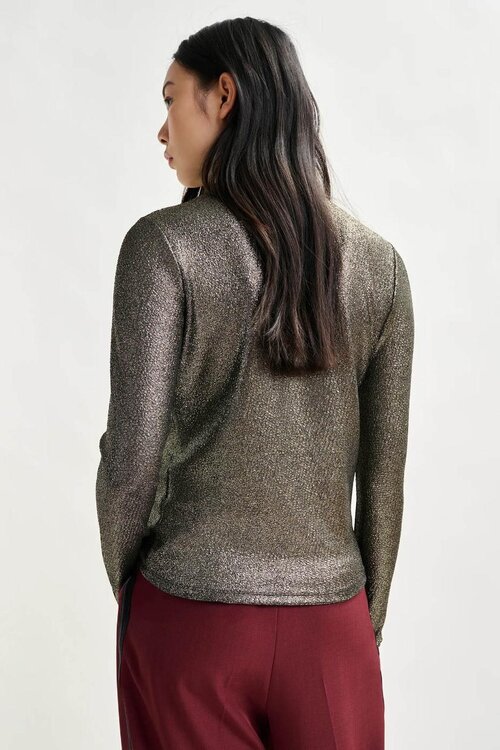 Essentiel Antwerp Zilver T-shirt Turleneck