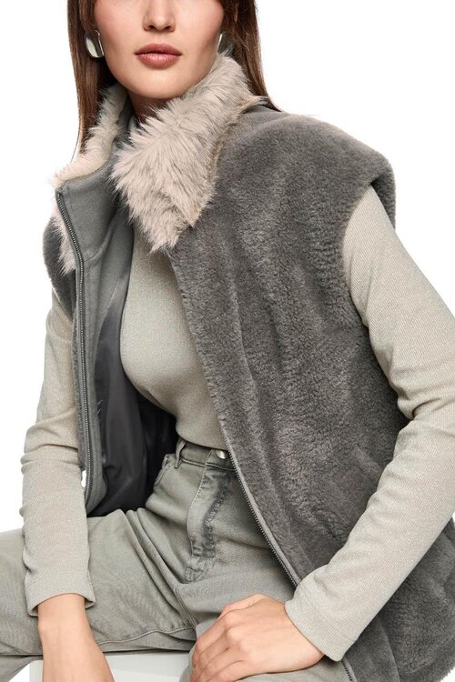 Marc Cain Donkergrijs Bodywarmer