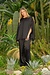 Sea Me Happy Black Blouse