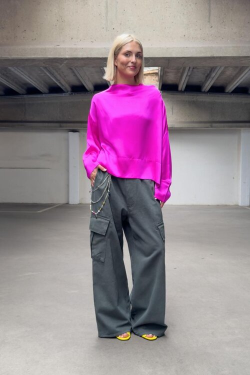 Sea Me Happy Pink Blouse