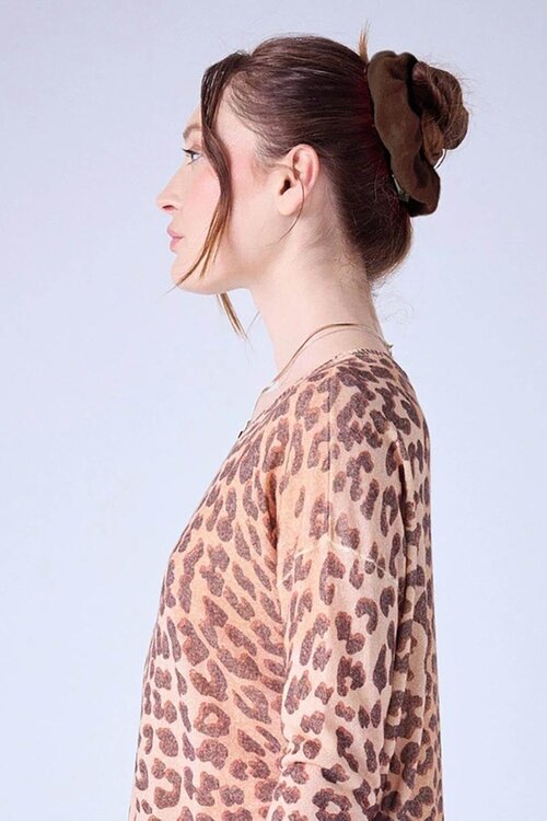 Absolut Cashmere Brown Sterenn Scrunchie