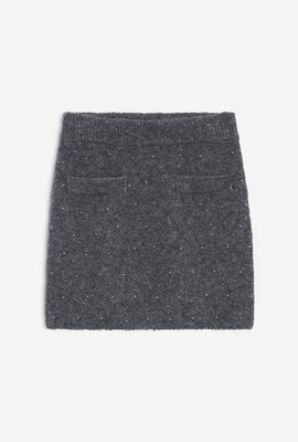 Studio AR by Arma Grijze Lexi studs mini rok