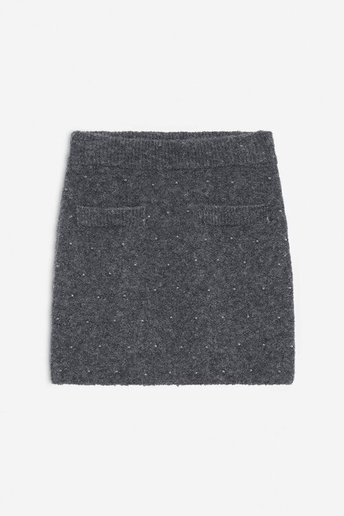 Studio AR by Arma Grijze Lexi studs mini rok