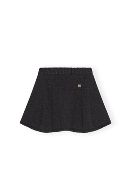 Ganni Anthraciet Mini Rok