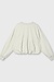 10Days Soft White pleated sweater