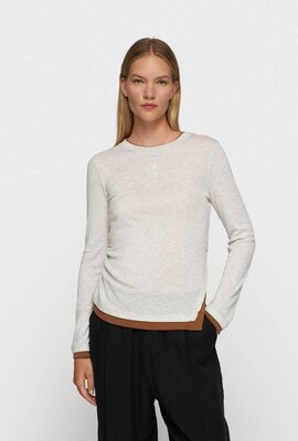 10Days Soft White long sleeve tee rib 10Days Soft White long sleeve tee rib