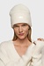 10Days Ecru hairy knit beanie