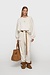 10Days Soft White pleated belt jogger