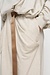 10Days Soft White pleated belt jogger