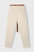 10Days Soft White pleated belt jogger