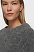 10Days Antra Melee ballon hairy knit top