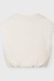 10Days Ecru ballon hairy knit top