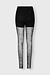 10Days Black leggings monogram