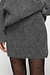 10Days Antra Melee mini hairy knit skirt