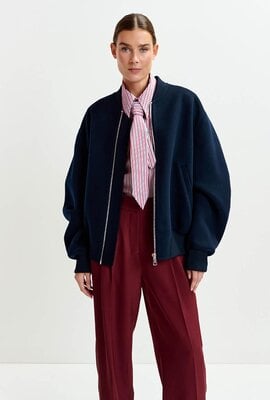 Essentiel Antwerp Navy Double Face Bomber