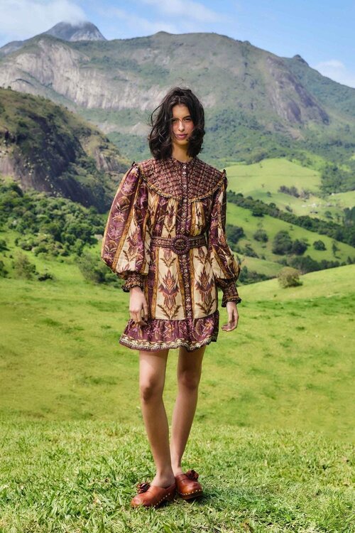 Farm Rio Sand Miini Jurk