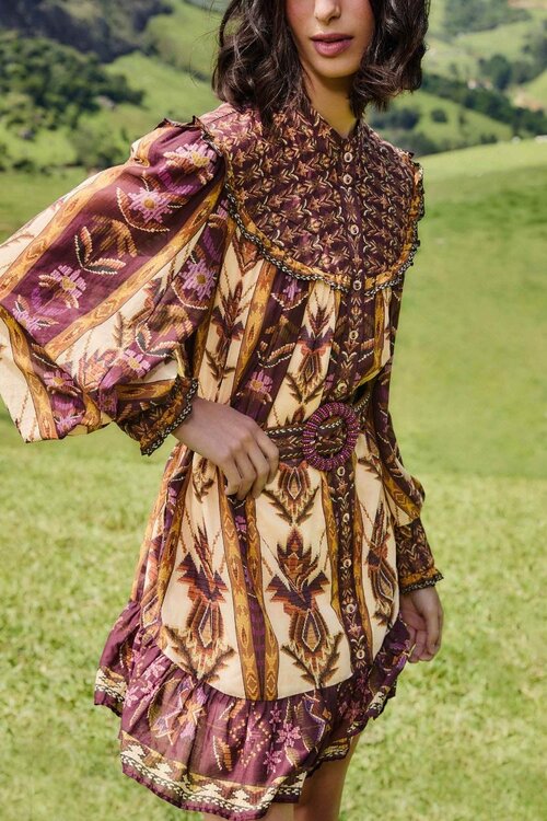 Farm Rio Sand Miini Jurk