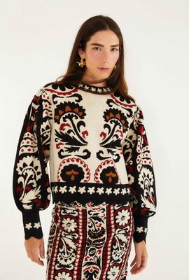 Farm Rio gekleurde Sweater