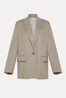 Forte_Forte Sand Wollen Blazer