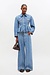 Ganni Blauw Jeans Jack